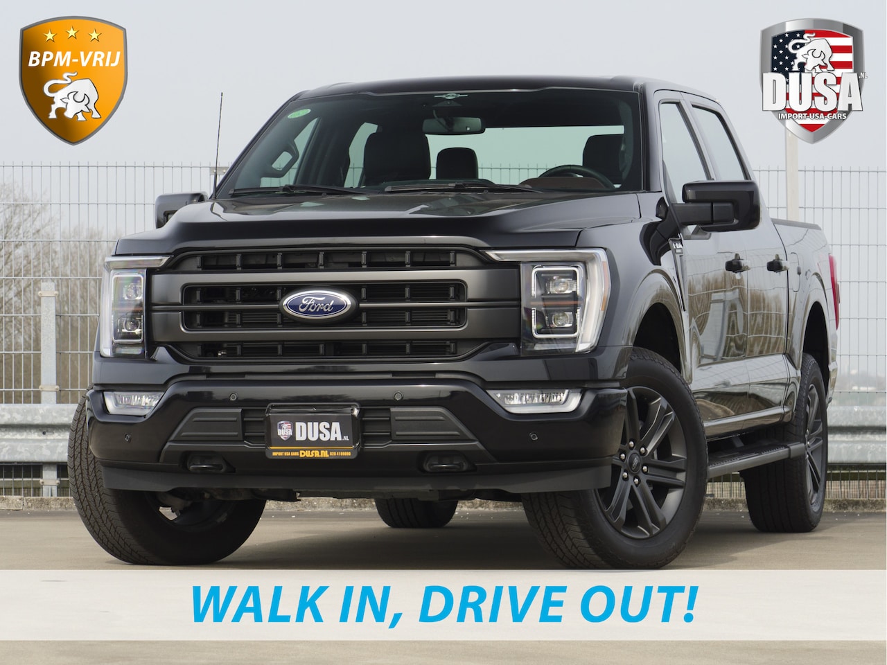 Ford F150 - 5.0 V8 | Super Crew | Lariat FX4 | Black Edition | 360 Camera | Pano | Black Edition | Get - AutoWereld.nl