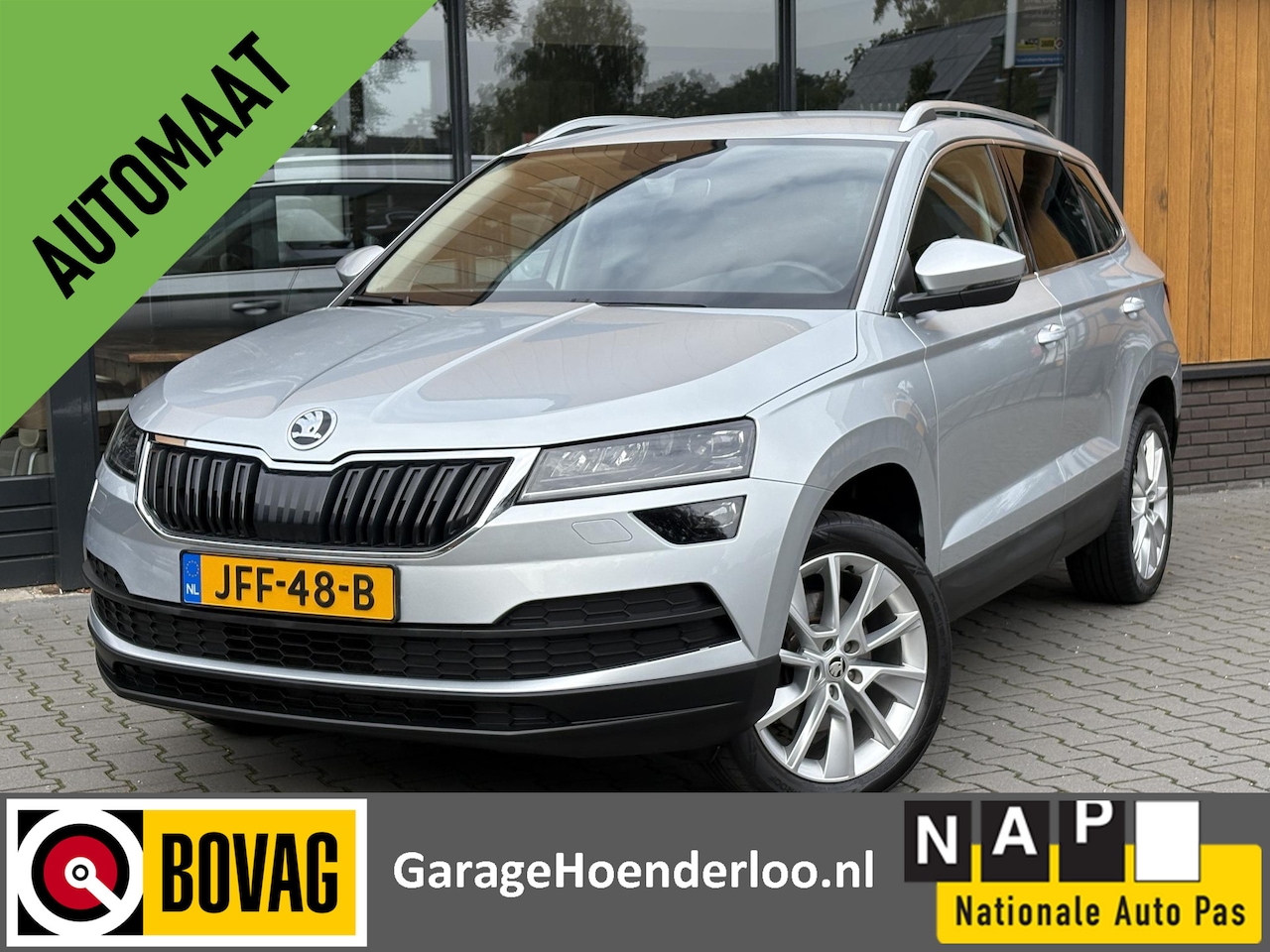 Skoda Karoq - 1.0 TSI Adap.Cruise, Carplay, LED, Elekt. Stoel, Trekhaak. Garantie - AutoWereld.nl