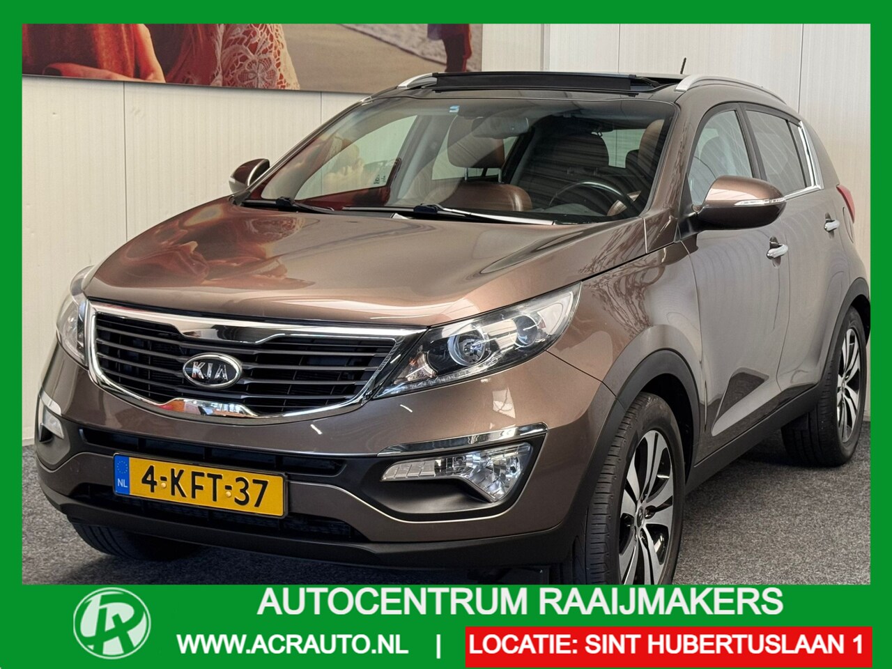Kia Sportage - 2.0 X-CLUSIVE AUTOMAAT SCHUIFDAK VOL LEDER NAVIGATIE A RIJ CAMERA TREKHAAK ZEER MOOI !! - AutoWereld.nl