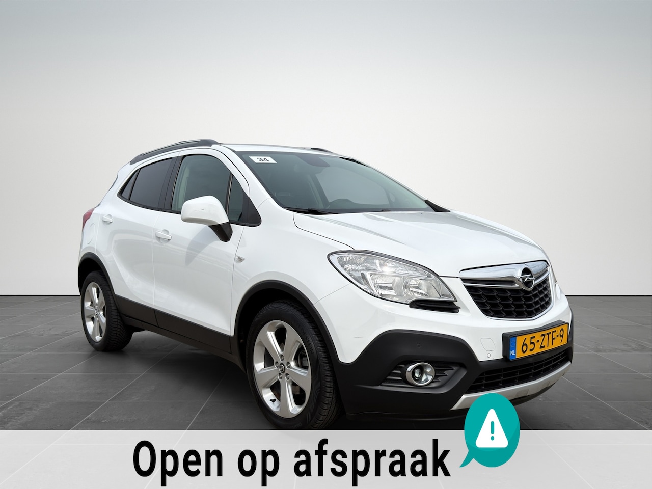 Opel Mokka - 1.4 T Cosmo 4x4 Clima|Stuurverwrm|Trekhaak|NAP - AutoWereld.nl