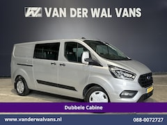 Ford Transit Custom - 2.0 TDCI 170pk Automaat L2H1 Dubbele Cabine Euro6 Airco | 5-Zits | Xenon | Camera | Naviga