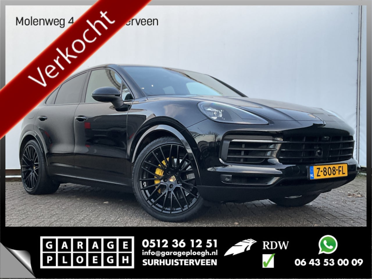 Porsche Cayenne Coupé - 3.0 E-Hybrid PHEV 360° Pano SportChrono Luchtvering Bose Carplay Leer Memory UITSTRALING! - AutoWereld.nl