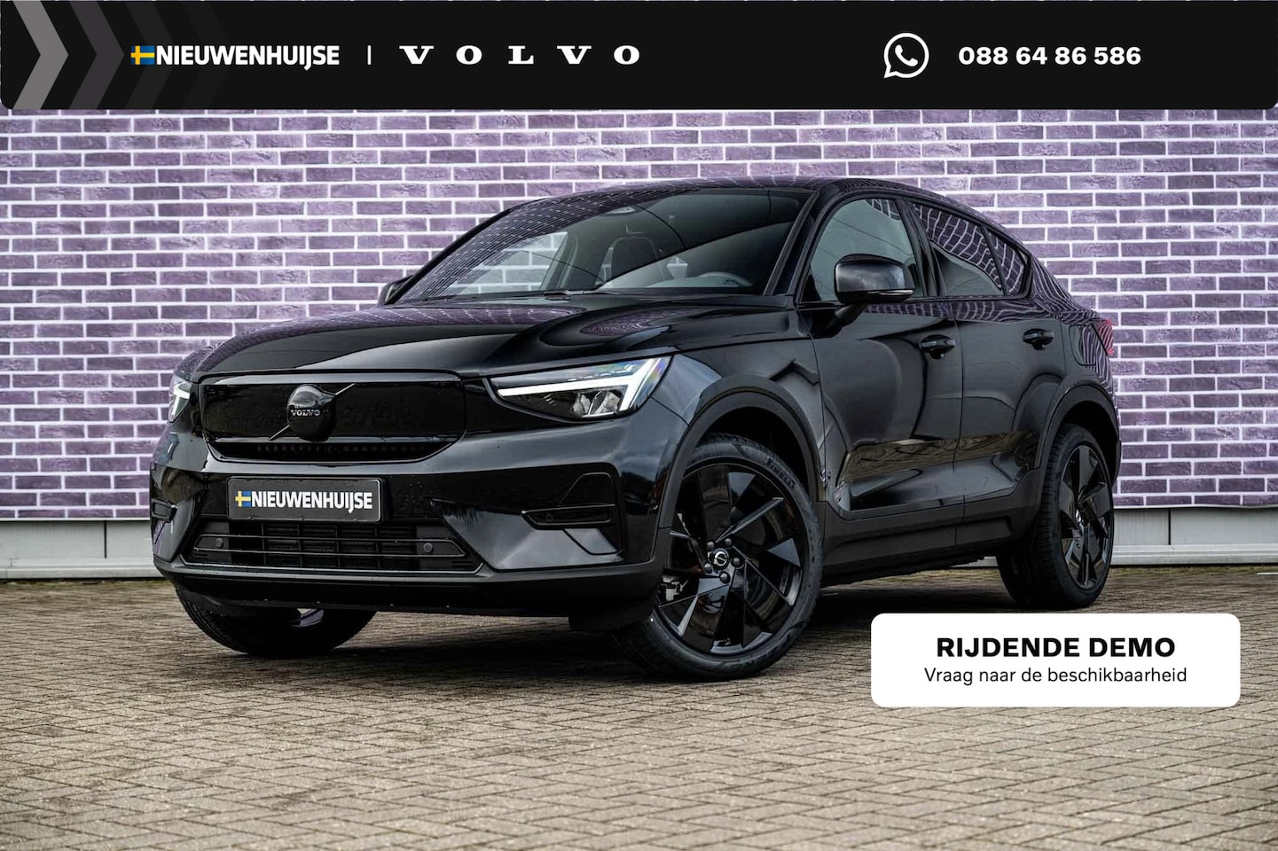 Volvo EC40 - Single Motor Ext. Range Plus Bl. Ed. Europa 82 kWh Harman Kardon Audio | Adaptieve Cruise - AutoWereld.nl