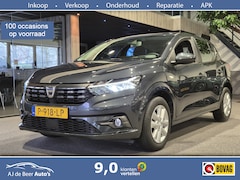 Dacia Sandero - 1.0 TCe 90 Comfort Als nieuw | Android-auto | Navi | Cruise| Sensoren