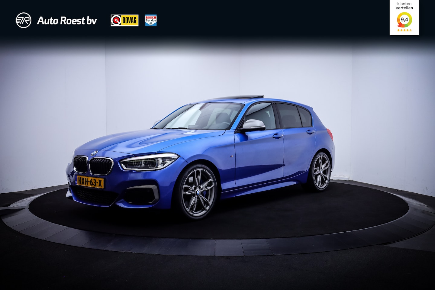 BMW 1-serie - M140i Edition Shadow Executive SCHUIFD. | STOELVERW. | ESTORIL BLAUW | ONDERHOUDS HIST | N - AutoWereld.nl