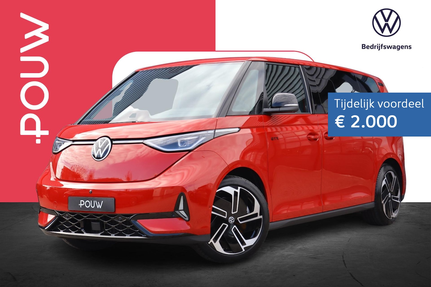 Volkswagen ID. Buzz - GTX Limited Edition 340pk 86 kWh LWB 7p. | LMV 21'' | Trekhaak Uitklapbaar | Panoramadak - AutoWereld.nl