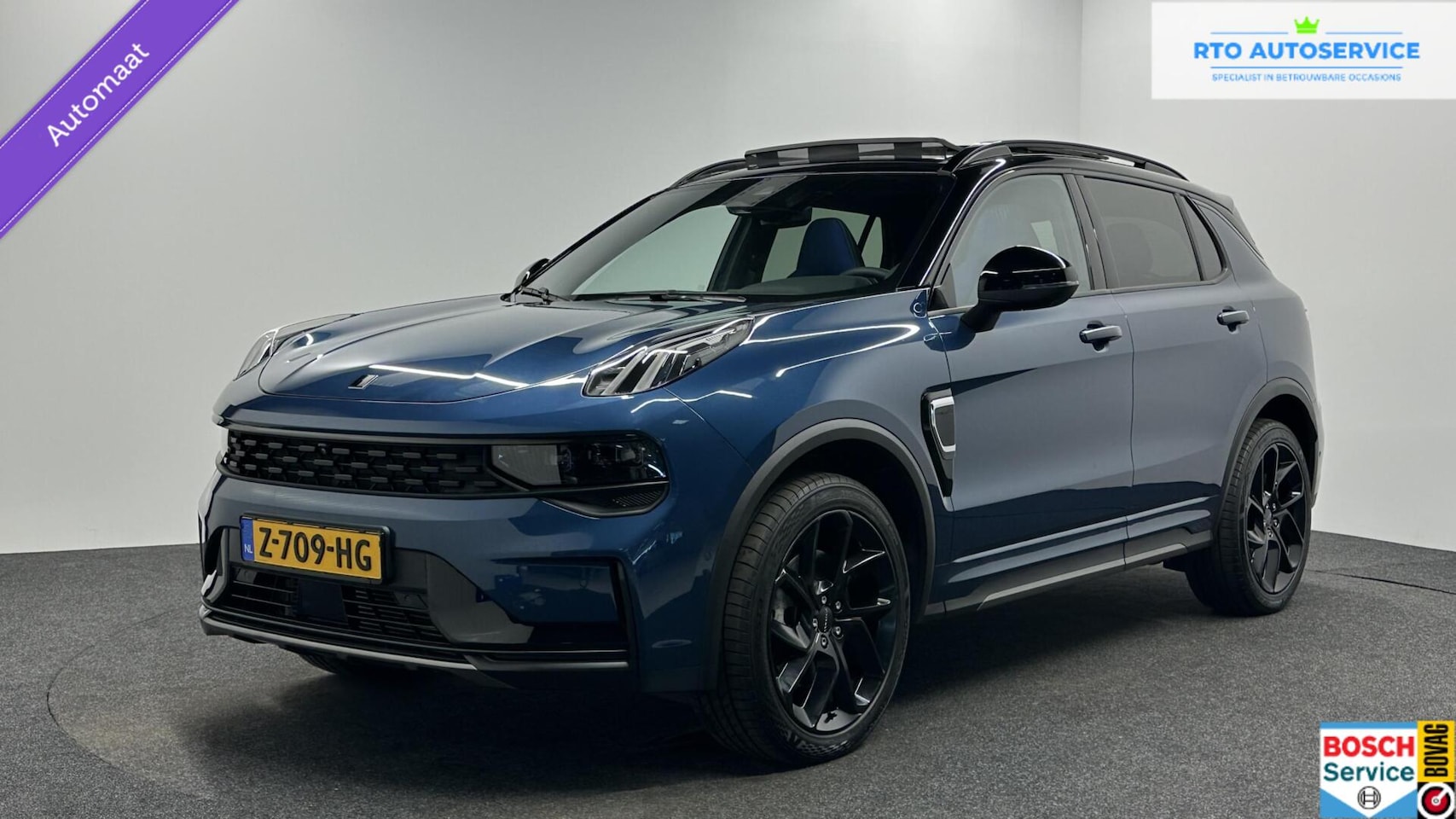 Lynk & Co 01 - 1.5 261PK Plug-in Hybrid Zwarte hemel|360 Camera|Pano|AppleCarplay|Adaptive Cruise|Origine - AutoWereld.nl