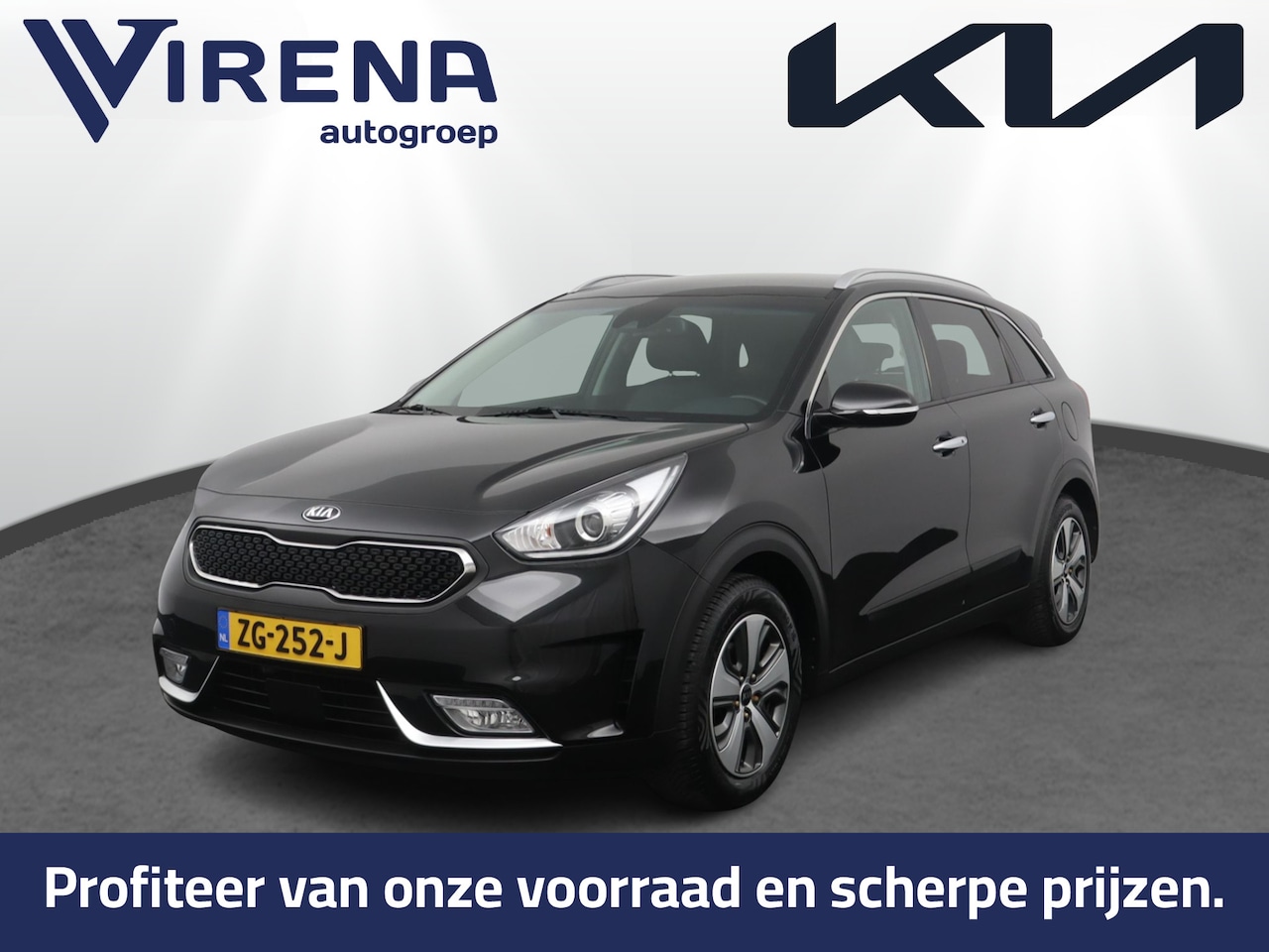 Kia Niro - 1.6 GDi Hybrid DynamicPlusLine - Trekhaak - Navigatie - Stoel-/stuurverwarming - Keyless - - AutoWereld.nl