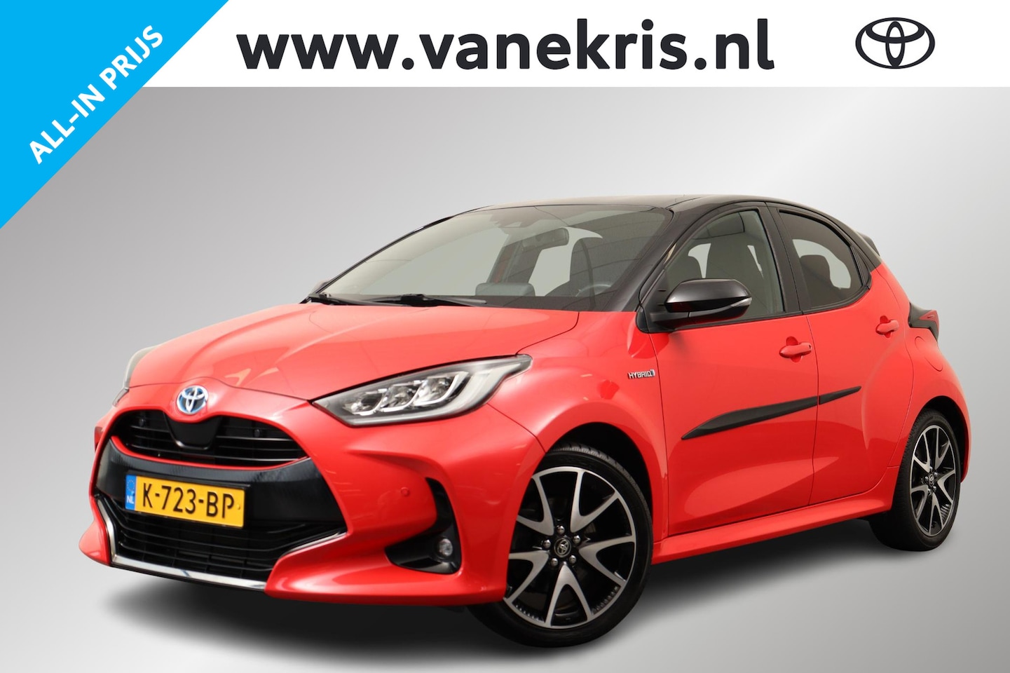 Toyota Yaris - 1.5 Hybrid Launch Edition 1.5 Hybrid Launch Edition, Blind Spot, HUD, Parkeersensoren, Apple Carplay, Dealer onderho - AutoWereld.nl