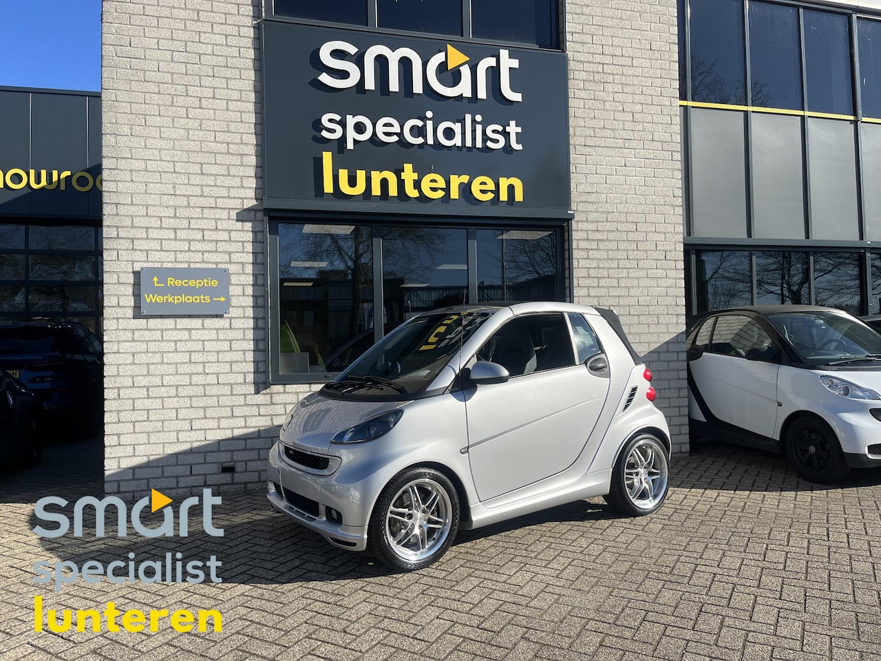 Smart Fortwo cabrio - BRABUS 1.0 turbo Lage km stand - AutoWereld.nl