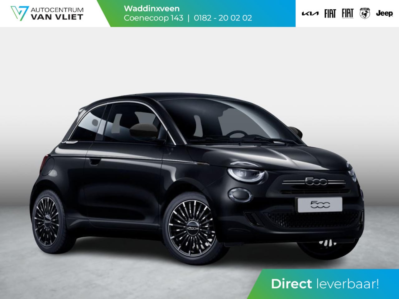 Fiat 500 - Hybrid La Prima | Uit voorraad leverbaar | Clima | LED | PDC | JBL Premium Audio | 17" | C - AutoWereld.nl