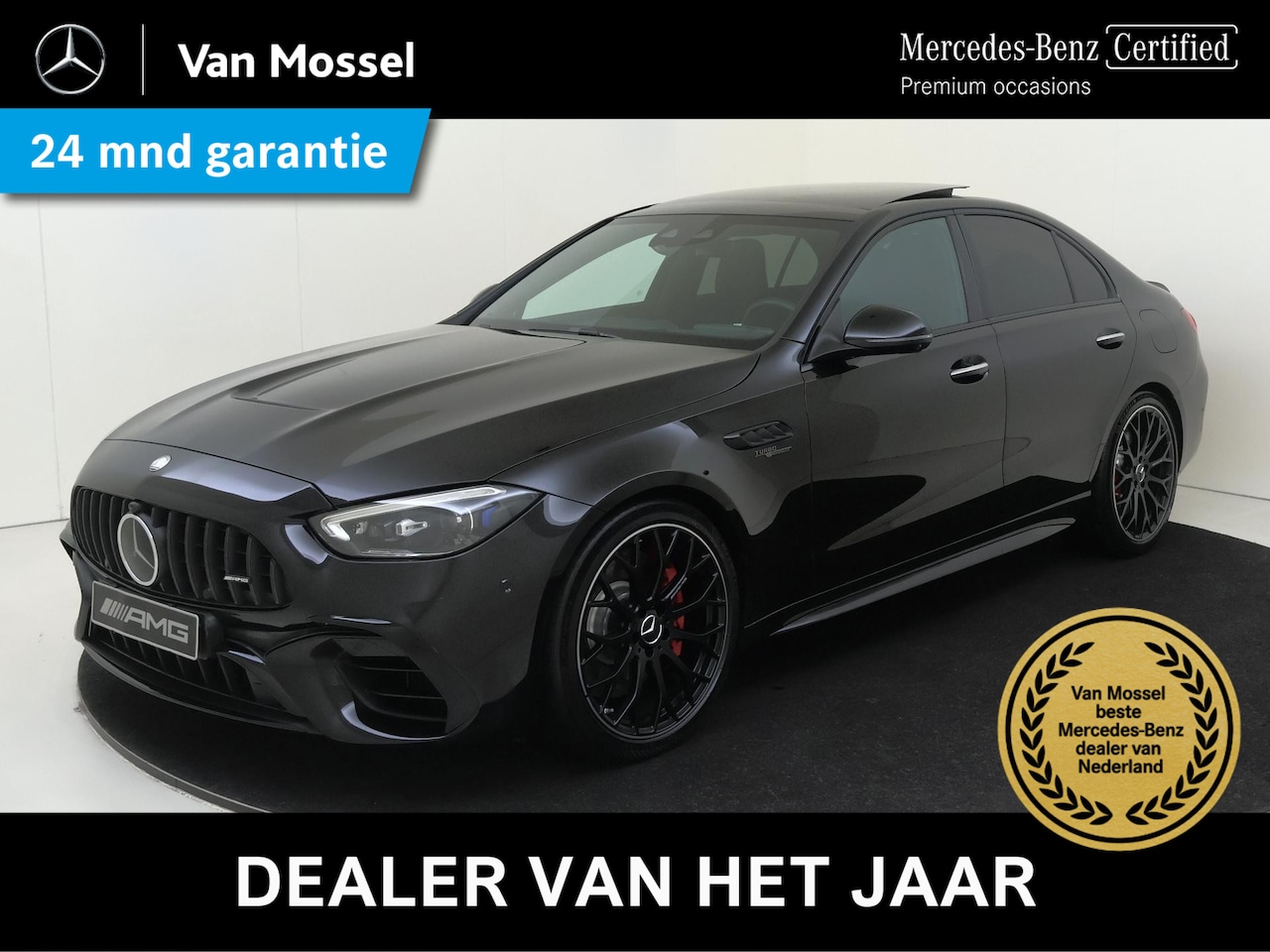 Mercedes-Benz C-klasse - AMG 63 S E Performance / Premium Plus/ Rijassistentiepakket Plus/ Burmester/ 20 inch/ Nigh - AutoWereld.nl