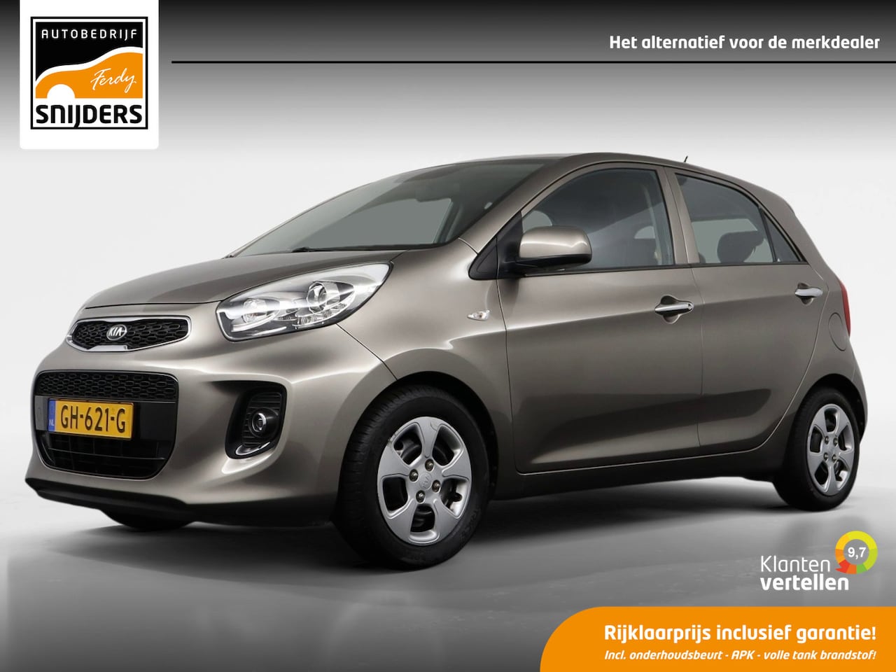 Kia Picanto - 1.2 CVVT Platinum Edition Dynamic, Orig.NL | Automaat | Cruise Control | Airco | LED - RIJ - AutoWereld.nl