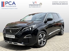 Peugeot 5008 - 130 Pk Benzine 5-Persoons Luxe Allure Zwart * Trekhaak * Navigatie * 1/2 Lederen Interieur