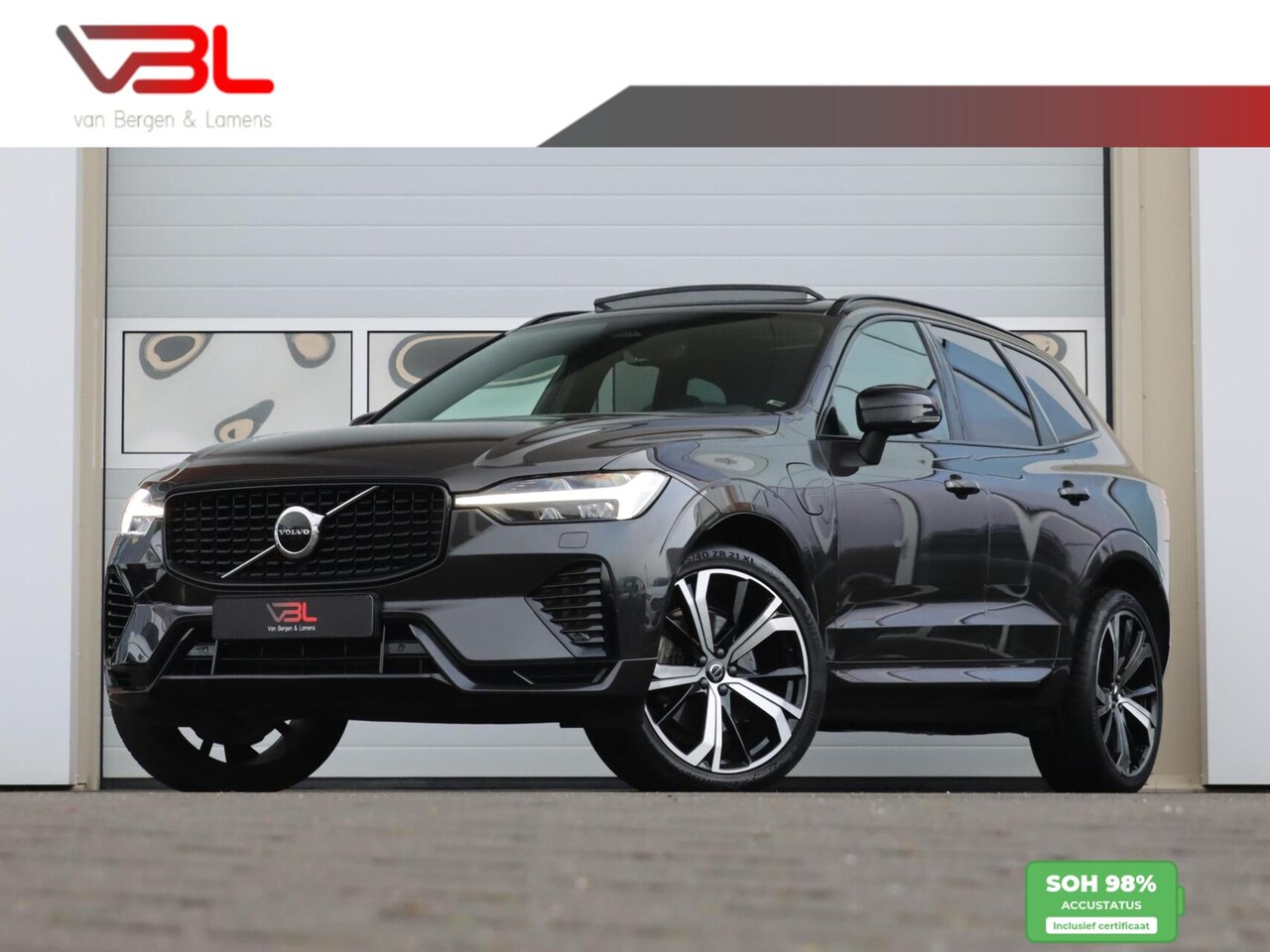 Volvo XC60 - 2.0 T6 Plug-in hybrid 350PK AWD Ultimate Dark | SOH 98% | Long Range - AutoWereld.nl