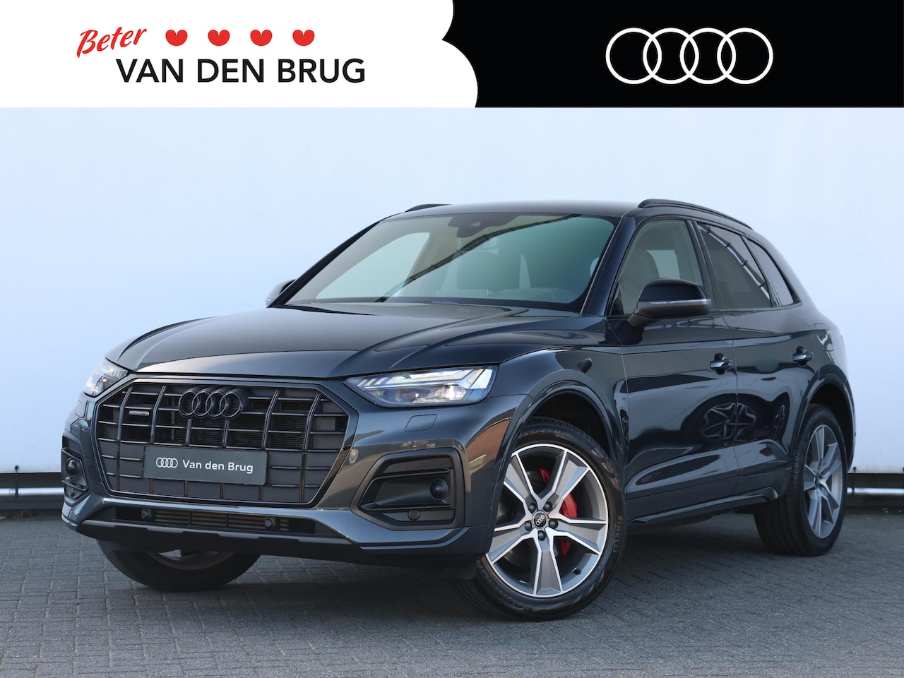 Audi Q5 - 50 TFSI e S edition | Verwarmbaar voorruit | Leder | Rode stiksels | Trekhaak | HUD | Elek - AutoWereld.nl