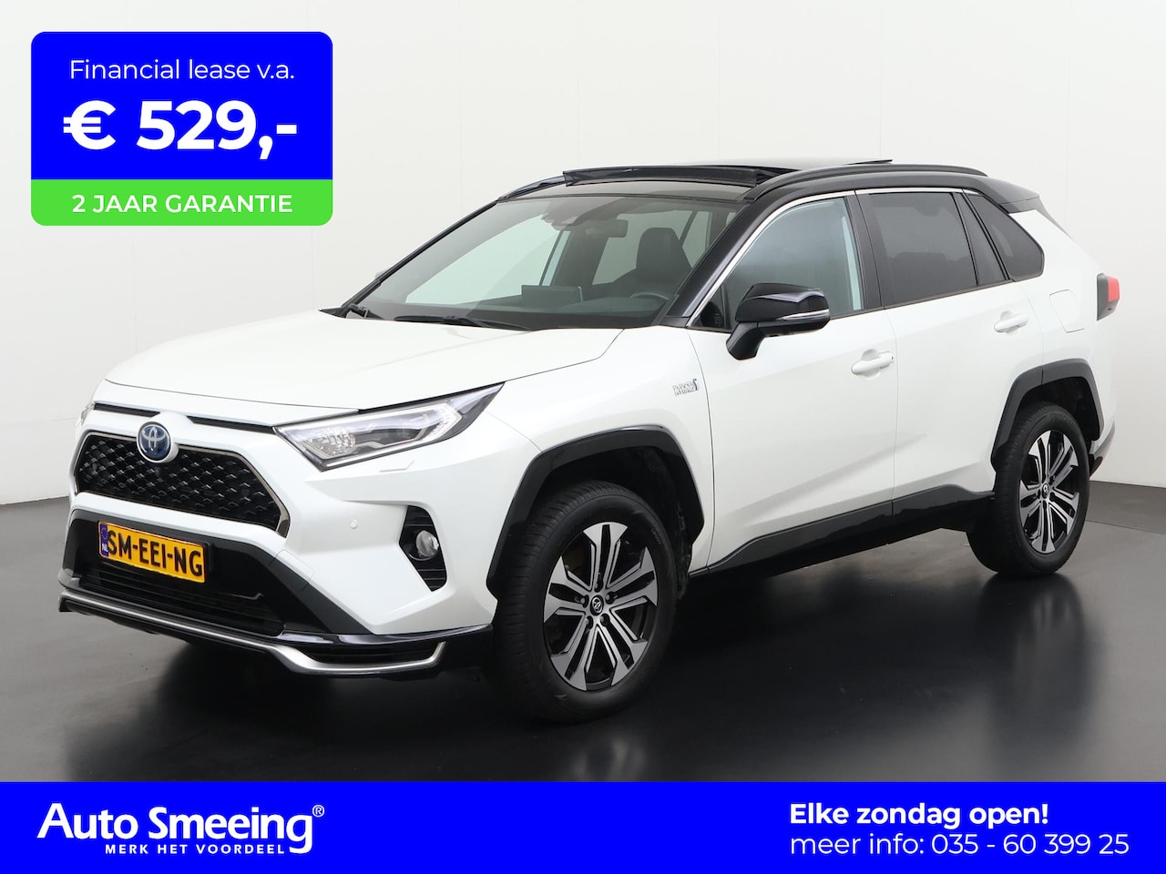 Toyota RAV4 - 2.5 Plug-in Hybrid AWD Bi Tone | Panoramadak | Trekhaak | Head-Up | Zondag Open! - AutoWereld.nl
