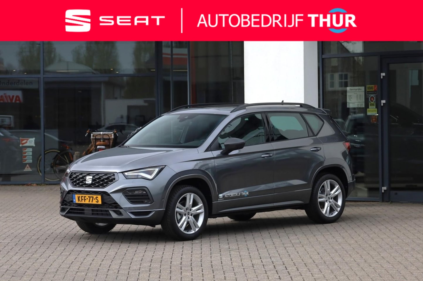 SEAT Ateca - 1.5 TSI FR Business Intense 150PK / 110kW DSG, Achteruitrijcamera, panoramadak, Apple Carp - AutoWereld.nl