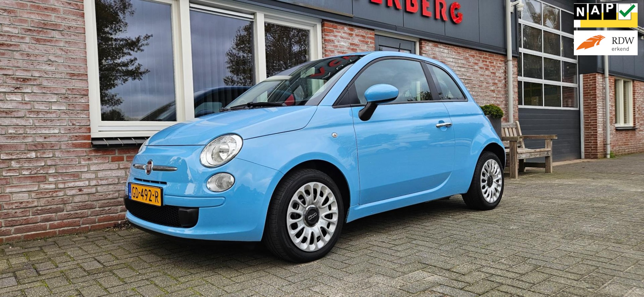 Fiat 500 - 1.0 TwinAir Pop Airco! NAP! Leuke/Nette Áuto! - AutoWereld.nl