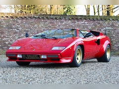 Lamborghini Countach - 5000 QV Presented in Rosso over Champagne cruscotto Testa di Moro, Accompanied by the fact