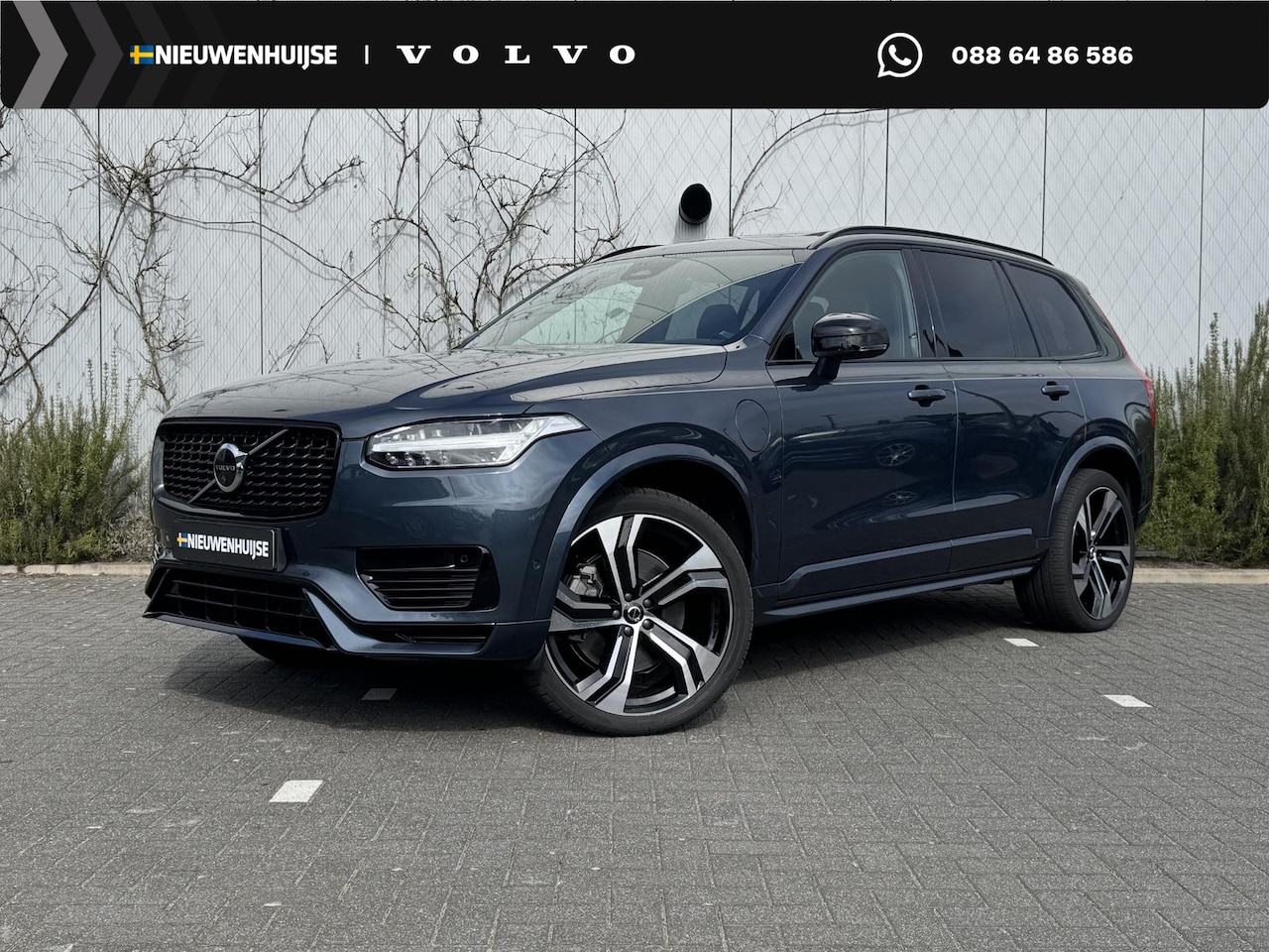 Volvo XC90 - 2.0 T8 Recharge AWD Ultimate Dark | Plug-in Hybrid (PHEV) | 360 Graden Camera | Lichtmetal - AutoWereld.nl