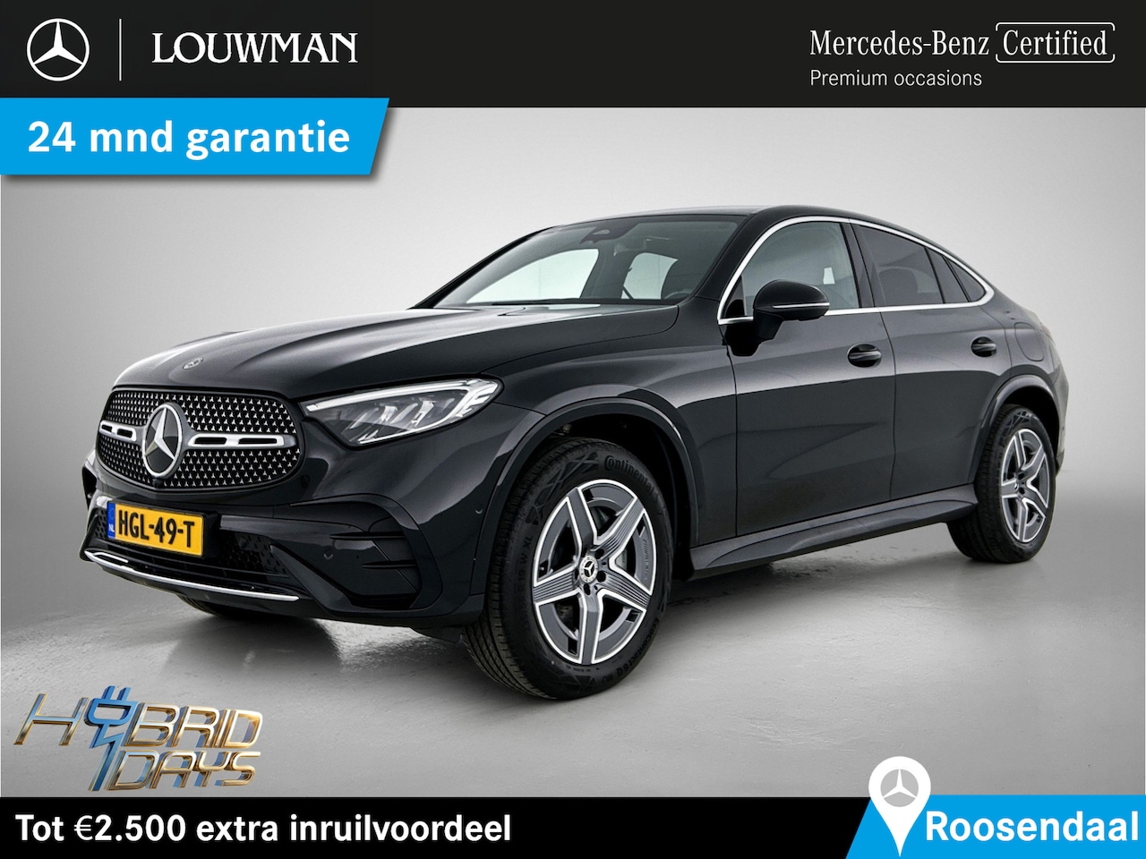Mercedes-Benz GLC-klasse Coupé - 300 e 4Matic AMG Plug-In Hybride | Trekhaak | Sfeerverlichting | Car Play | Parkeerpakket - AutoWereld.nl