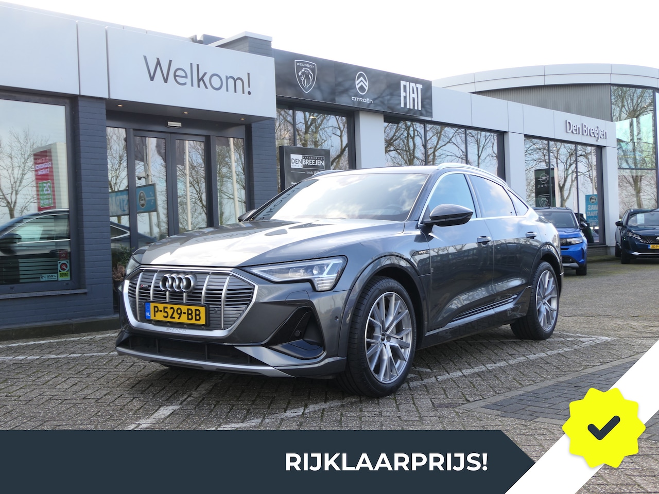 Audi e-tron Sportback - 50 quattro S edition 71 kWh | S-Line | Trekhaak | Alcantara | 21" LMV | 100% elektrisch - AutoWereld.nl
