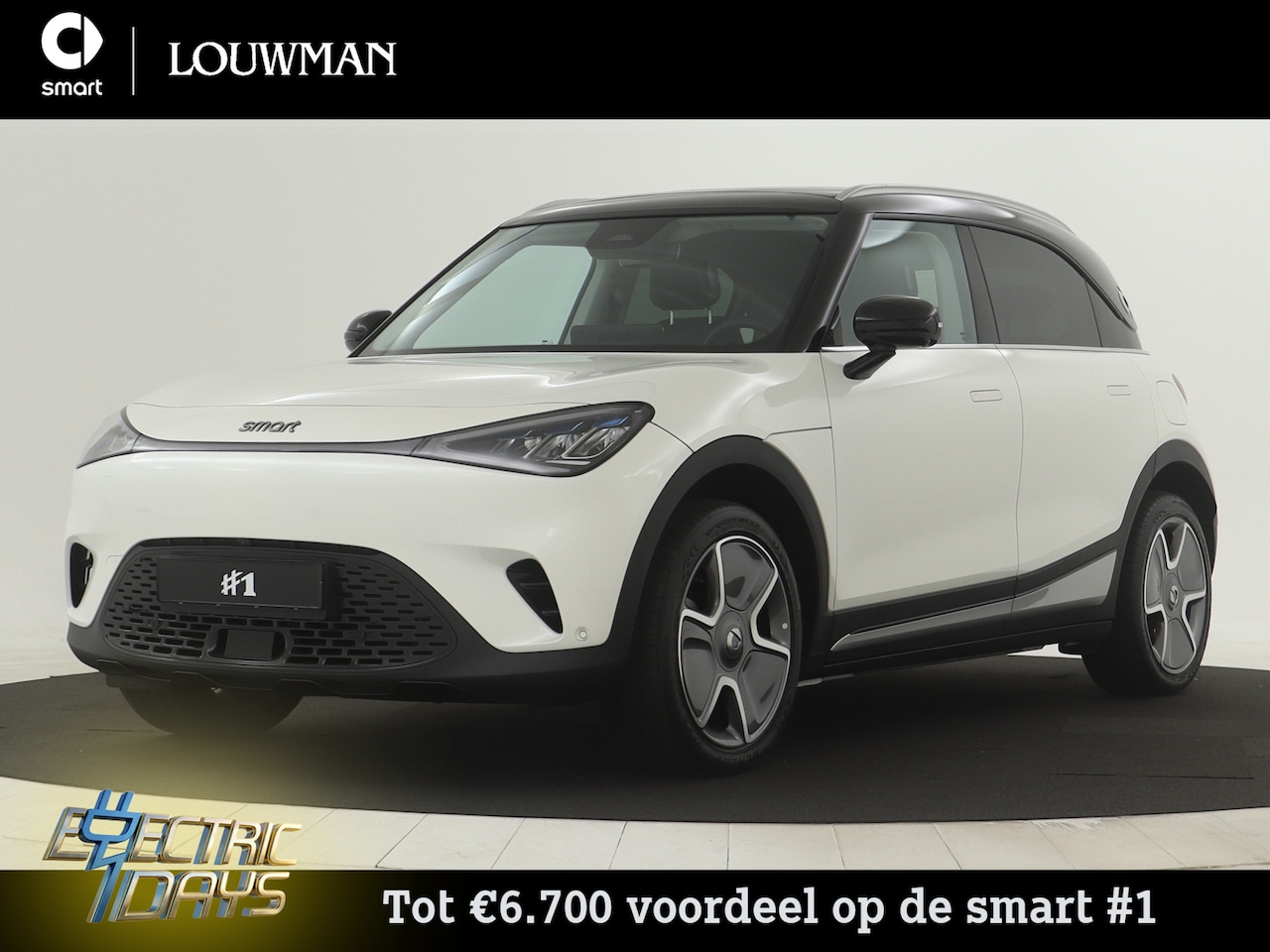 Smart #1 - Pro 49 kWh | VAN € 34.520 NAAR € 27.820 | Electric Days - AutoWereld.nl