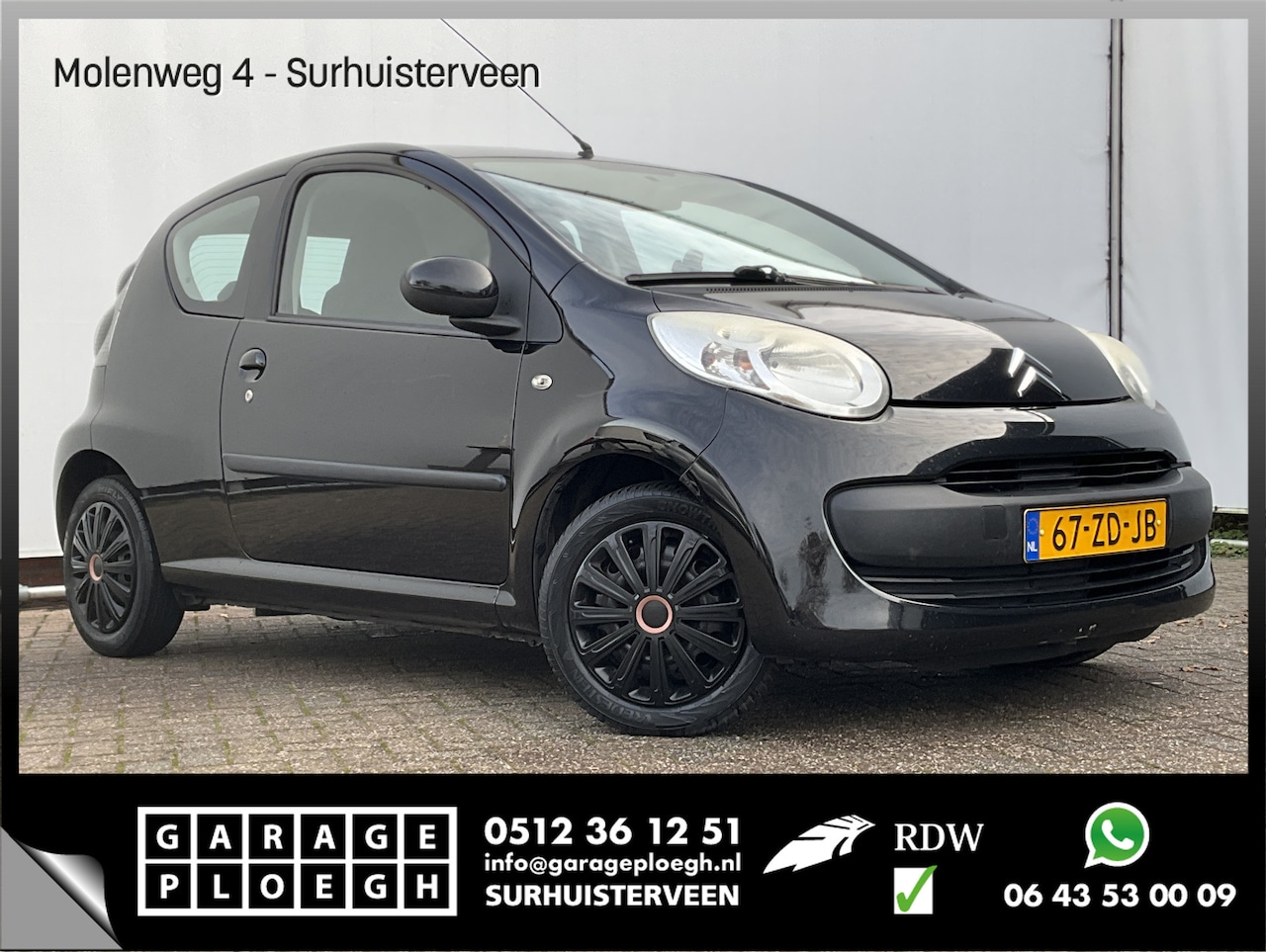 Citroën C1 - 1.0-12V Ambiance Airco Elek.Pakket Toerenteller Zuinig NL-Auto! - AutoWereld.nl