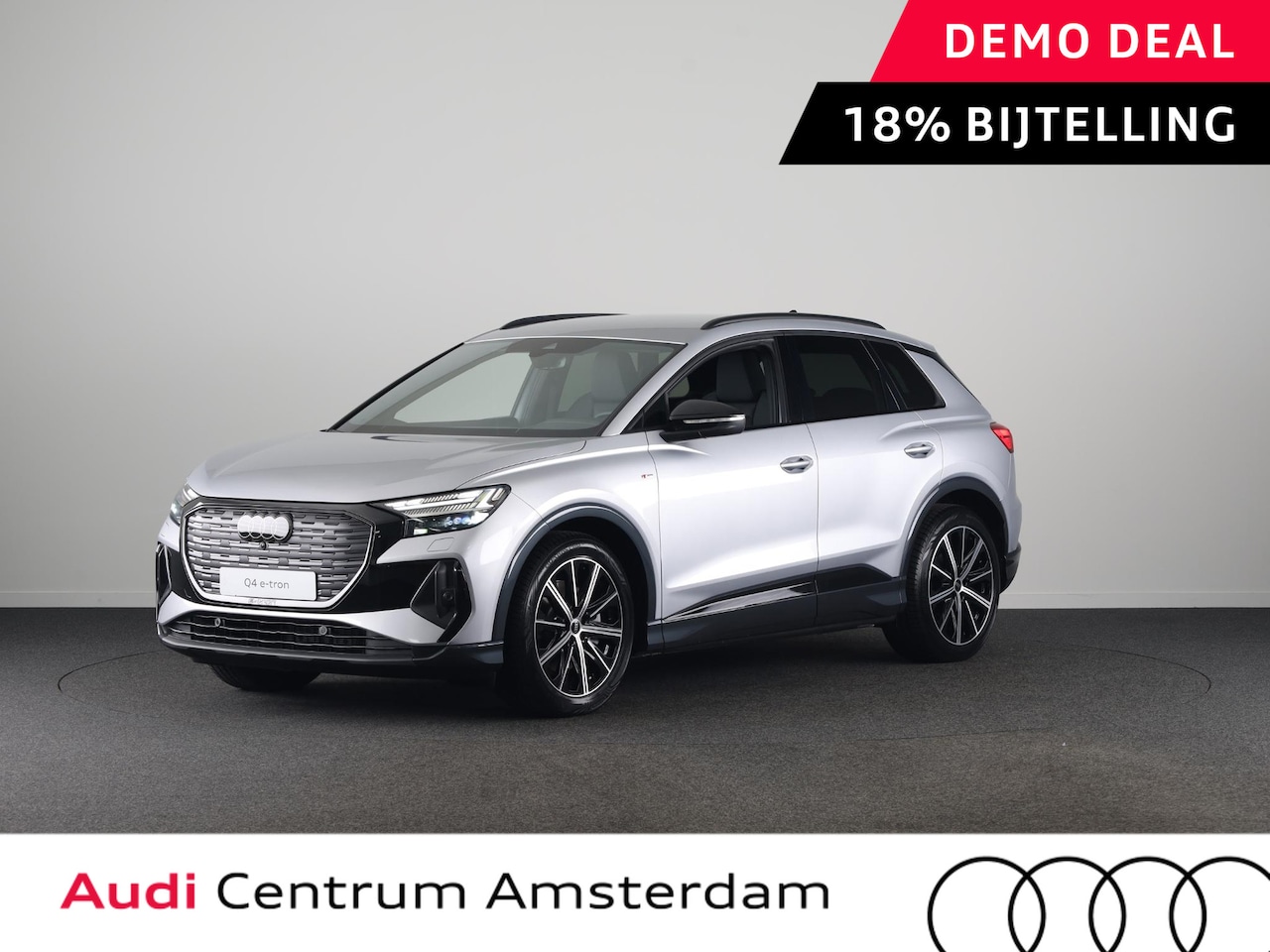 Audi Q4 e-tron - 45 S edition Competition e-tron 82 kWh 286 pk Rac per augustus | Assistentiepakket plus | - AutoWereld.nl