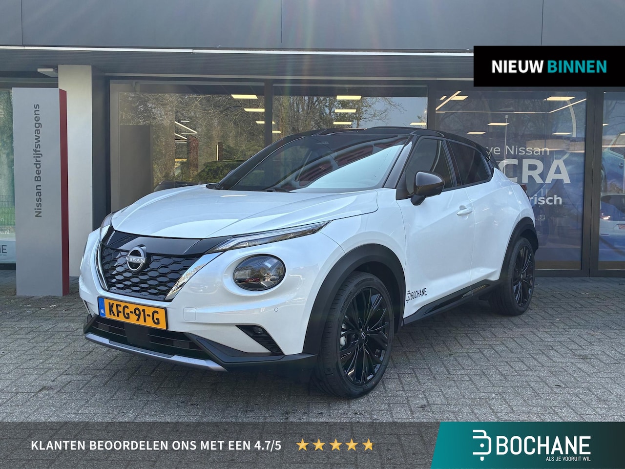 Nissan Juke - 1.6 Hybrid N-Design DEMO | Climate Control | Verwarmbaar stuurwiel | Stoelverwarming | Ada - AutoWereld.nl