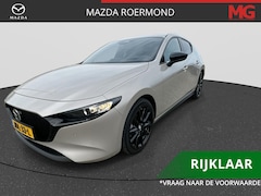 Mazda 3 - 3 2.5 e-SkyActiv-G M Hybrid 140 PK Homura | Rijklaar | Apple Carplay | Parkeersensor | Sto
