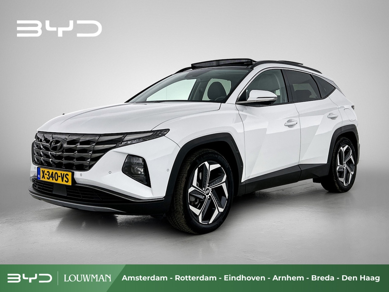 Hyundai Tucson - 1.6 T-GDI PHEV Premium Sky 4WD | Leder | Trekhaak | Panoramadak | Plug-in Hybride | NAP! | - AutoWereld.nl