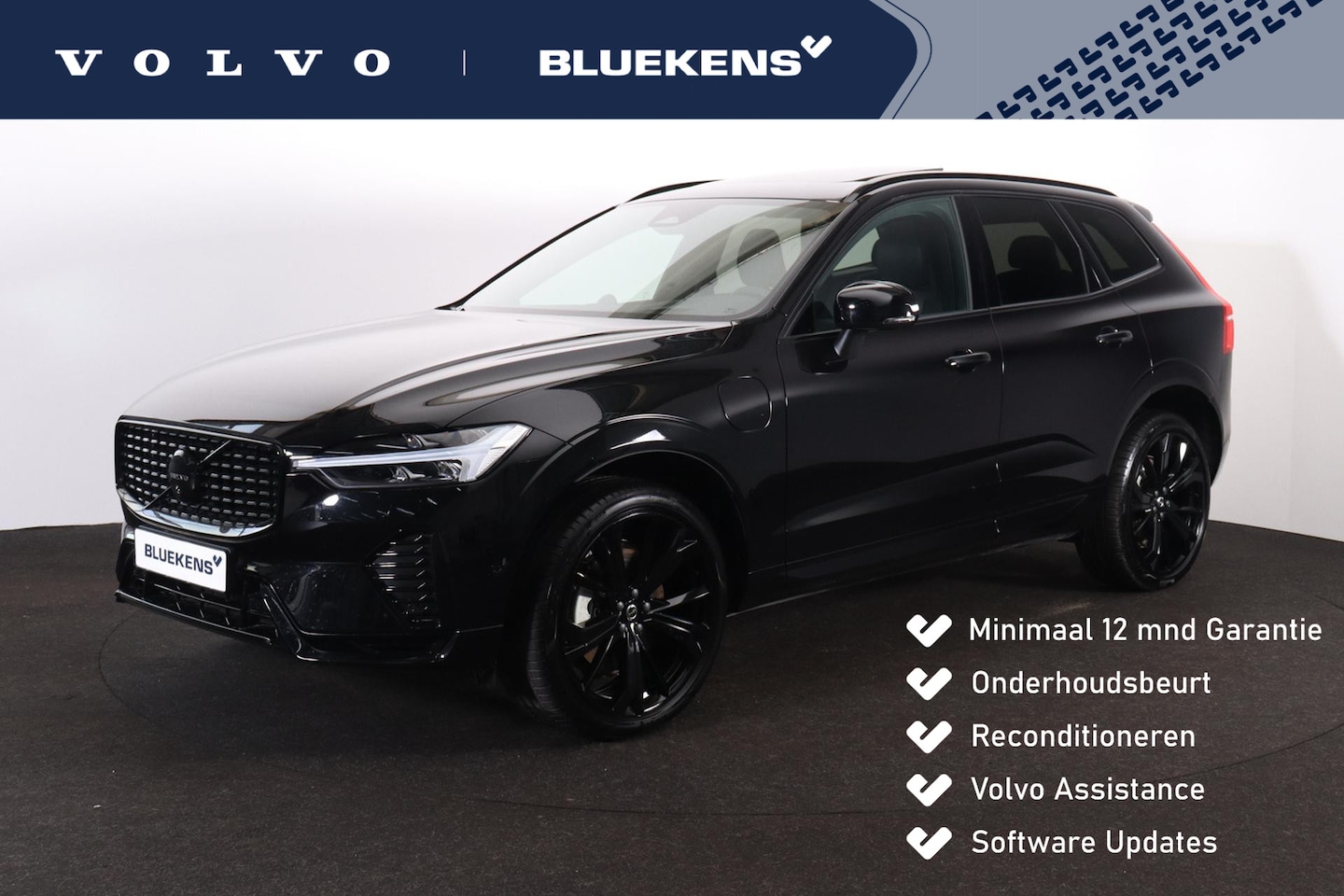 Volvo XC60 - T6 Recharge AWD Ultra Black Edition - Panorama/schuifdak - Luchtvering - IntelliSafe Assis - AutoWereld.nl