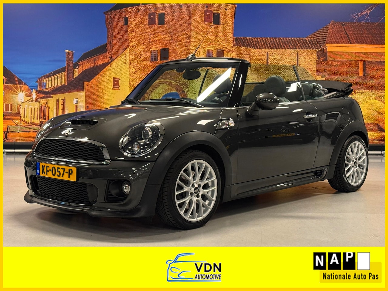 MINI Cabrio - Mini 1.6 Cooper S Chili JCW Automaat Leer Xenon PDC - AutoWereld.nl