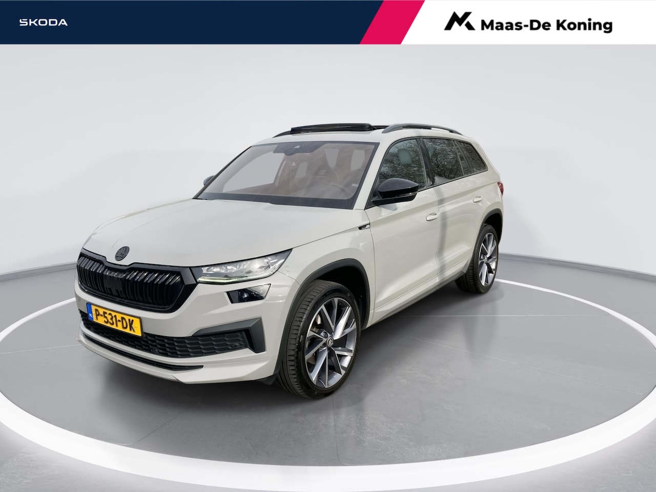 Skoda Kodiaq - 1.5TSI/150PK Sportline Business DSG · Panoramadak · Leder · Trekhaak · Camera · Apple/Andr - AutoWereld.nl