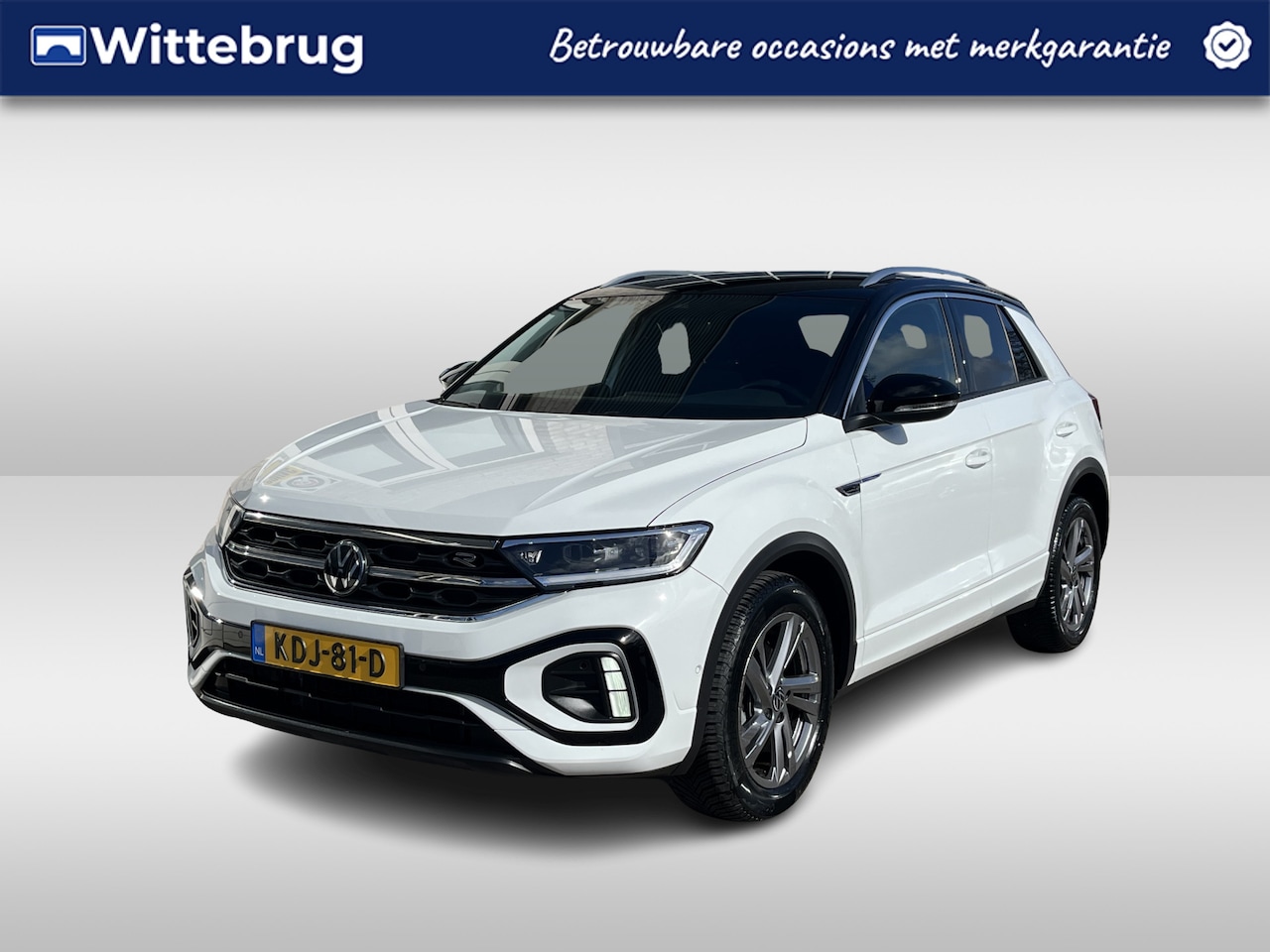 Volkswagen T-Roc - 1.0 TSI R-Line / ACC/ ERGO ACTIVE/ STOELVERWARMING/ PARK.SENSOREN V+A/ CAMERA/ APP-CONNECT - AutoWereld.nl