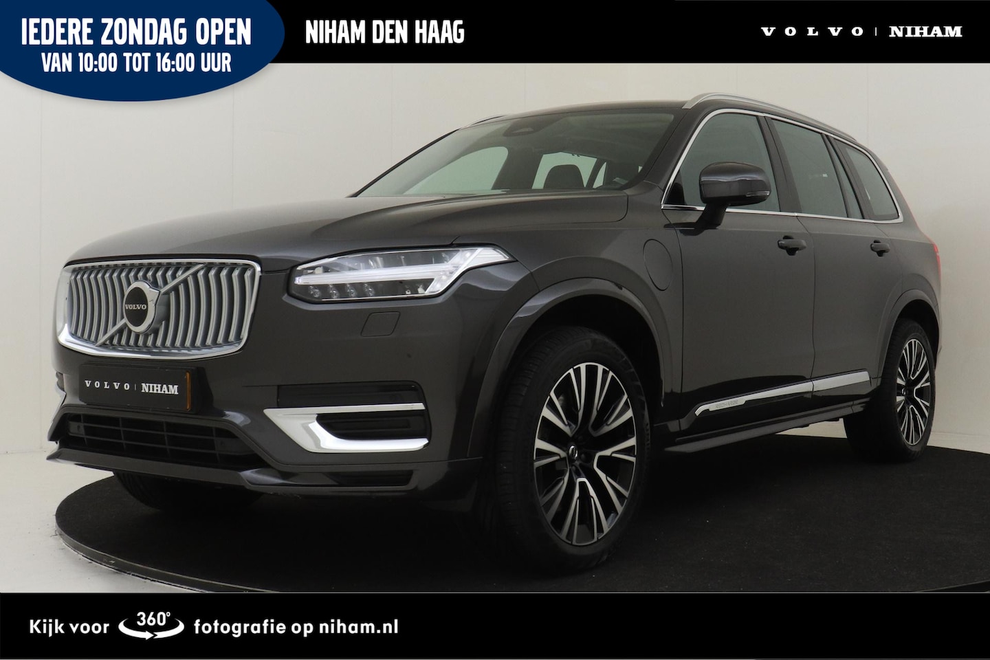 Volvo XC90 - T8 RECHARGE AWD ULTIMATE BRIGHT -PANO.DAK|HARMAN/KARDON|GEVENT.LEDER+MASSAGE|CAMERA|BLIS|H - AutoWereld.nl