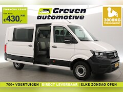 Volkswagen Crafter - 2.0 TDI 177PK L3H2 | DC | 6 Zits | 3000kg Trekgew. | Trekhaak | Airco | Cruise | Carplay |