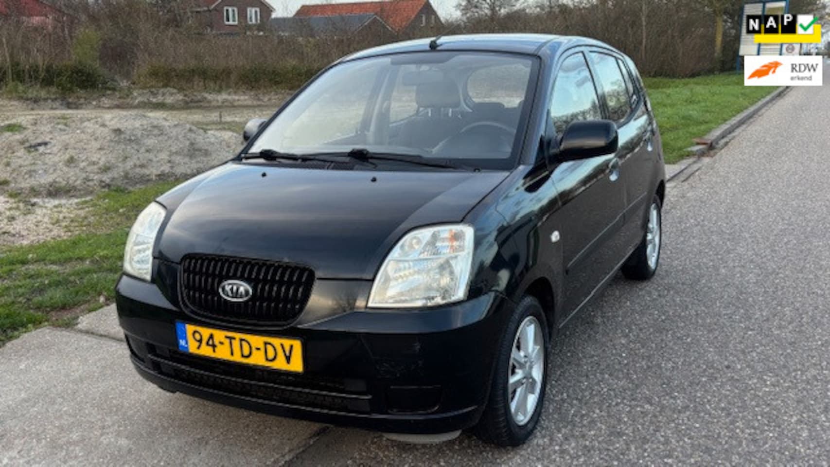 Kia Picanto - 1.0 LX 5-Drs Stuurbekrachting Audio-CD/MP3 Colorpakket LMV 14" ABS EBD Bestuurdersairbag D - AutoWereld.nl