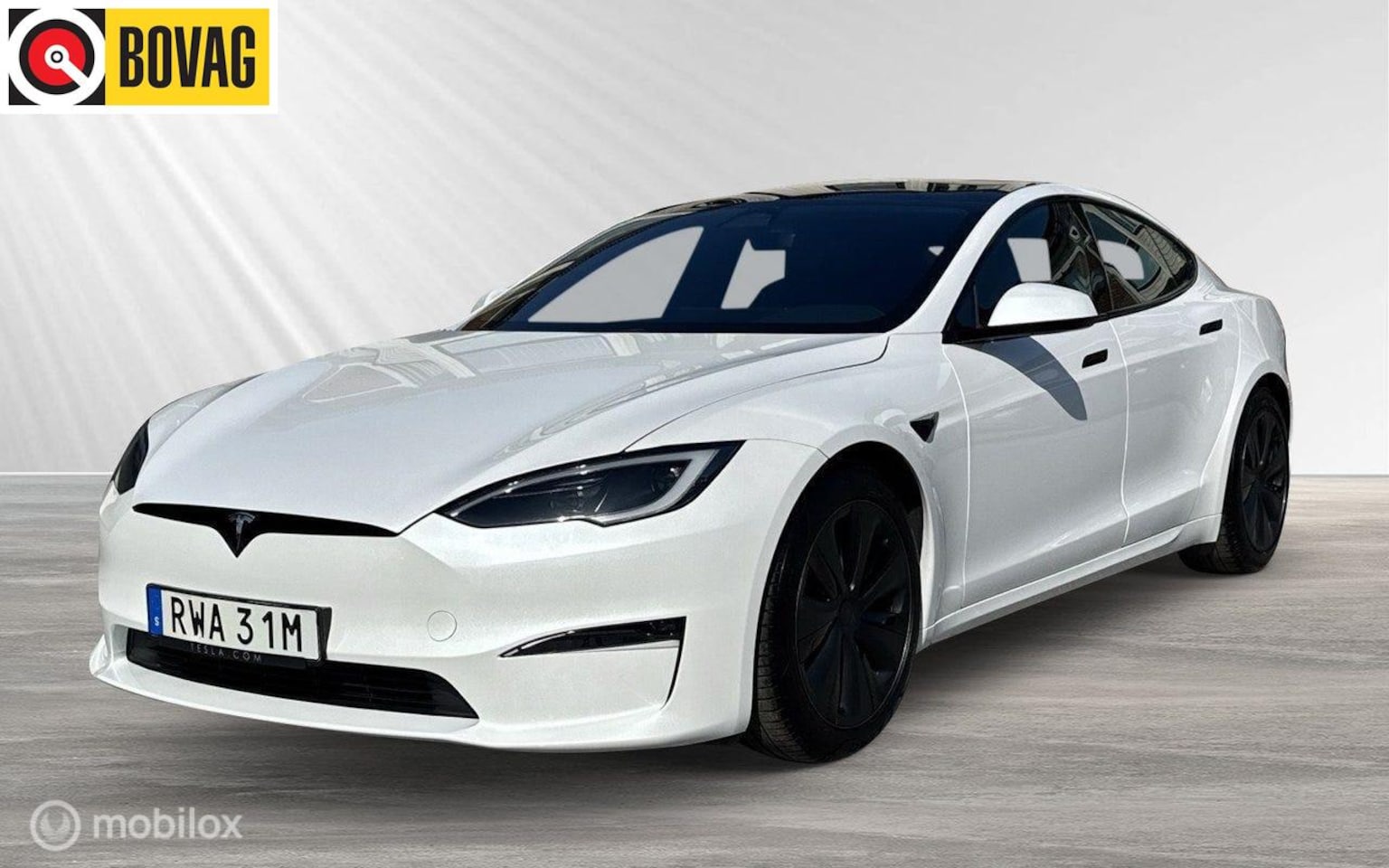 Tesla Model S - Long Range Long Range, 670pk, Yoke, trekhaak - AutoWereld.nl