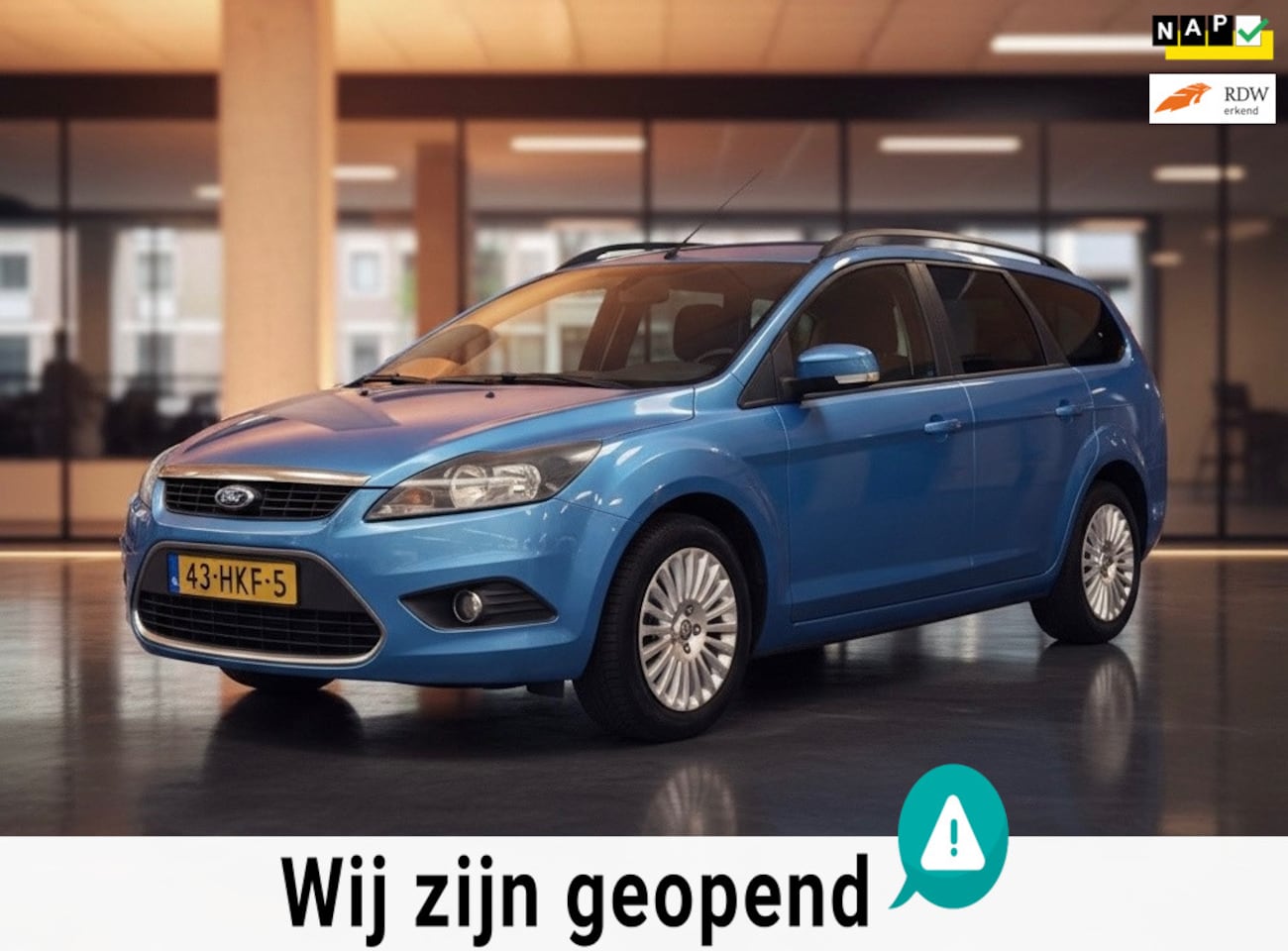 Ford Focus Wagon - 1.6 Titanium-airco-elek ramen-Distributieriem is vervangen-nette auto - AutoWereld.nl