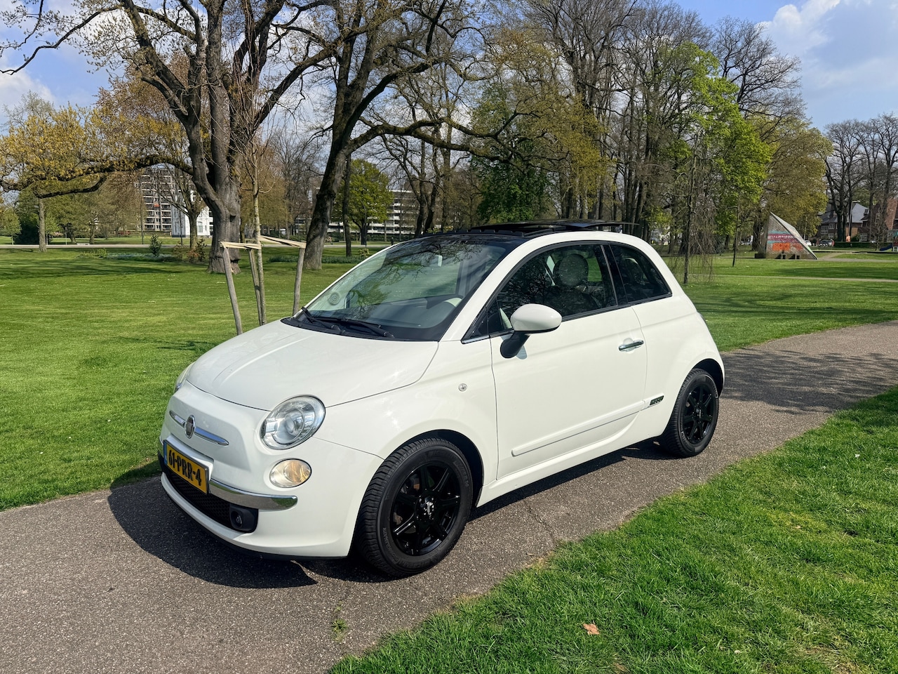 Fiat 500 - 0.9 TwinAir Automaat Opendak-Leder-Xenon-Clima - AutoWereld.nl