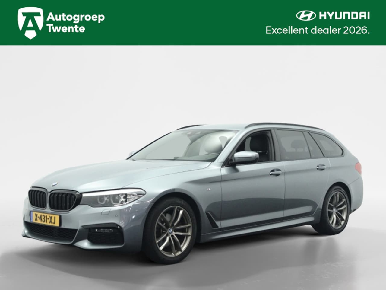 BMW 5-serie Touring - 520i High Executive Edition | Leder | Navigatie | Cruise control - AutoWereld.nl