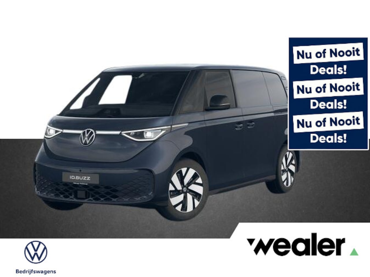 Volkswagen ID. Buzz Cargo - Bedrijfswagens Bulli Edition Elektromotor 210 kW (286 pk) 2988 mm - AutoWereld.nl