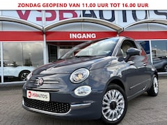 Fiat 500 - 1.0 HYBRID LOUNGE HALF-LEER NAVI-CARPLAY CRUISE-CONTROL AIRCO LMV ESP