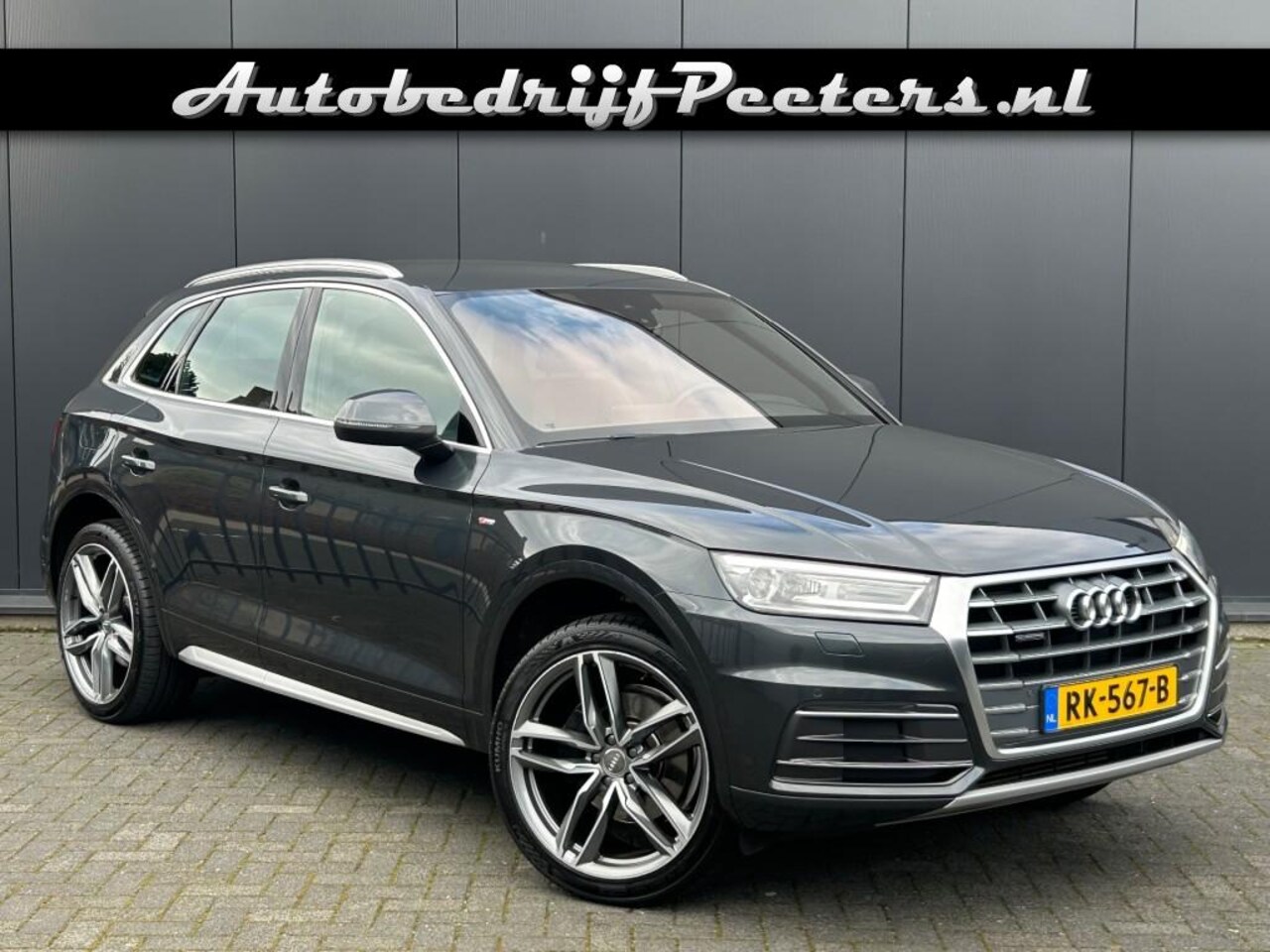 Audi Q5 - 2.0 TFSI quattro S-Line LED Leder V-Cockpit Cruise Carplay Trekhaak - AutoWereld.nl