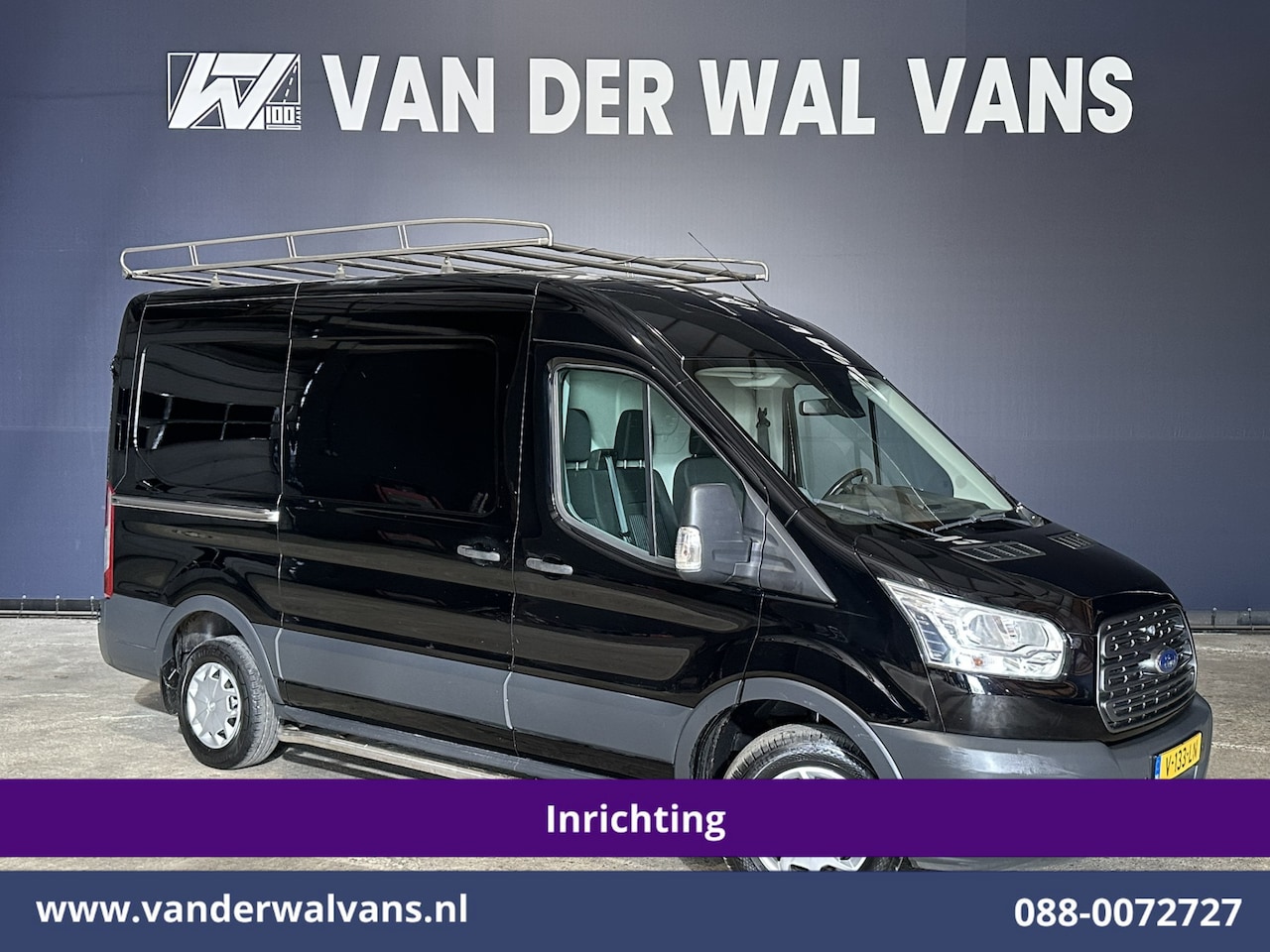 Ford Transit - 2.0 TDCI 130pk L2H2 inrichting Euro6 Airco | Camera | Imperiaal | Sidebars | Trekhaak 2540 - AutoWereld.nl