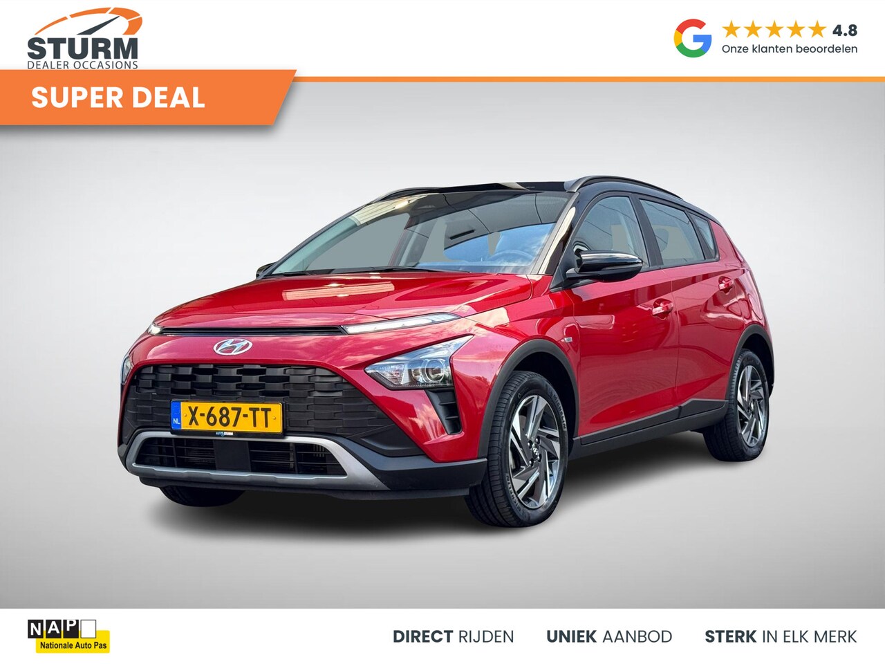 Hyundai Bayon - 1.0 T-GDI Comfort Smart Automaat, NL-Auto! - AutoWereld.nl