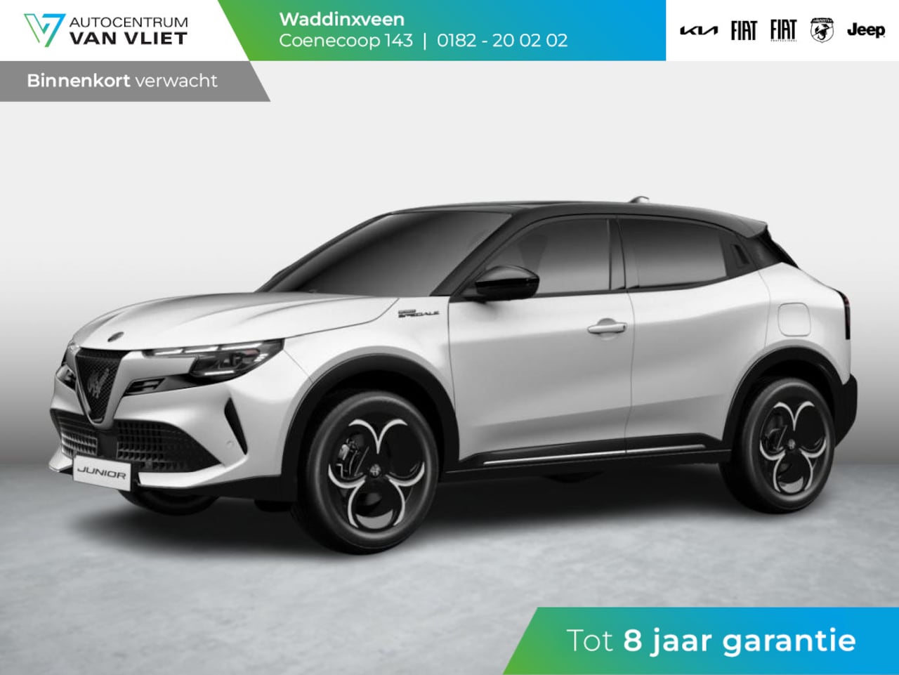 Alfa Romeo Junior - Elettrica Sport Speciale 54 kWh | Pack Techno | Schuif/Kanteldak | Warmtepomp | Bicolore - AutoWereld.nl